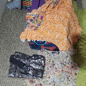 3 For 1 Summer Tops! Old Navy, Umgee And A.n.a. A New Approach. L and XL